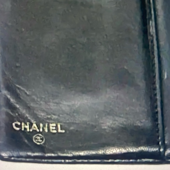 Chanel Camellia Cocomark Trifold Leather Long Wallet w COA - Picture 6 of 14